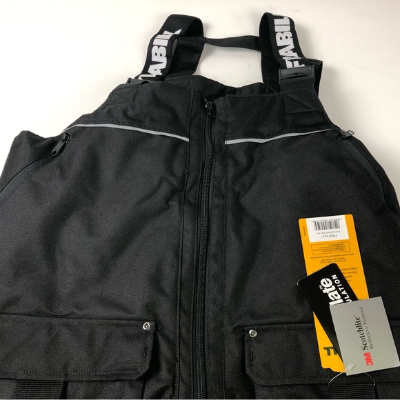 Frabill Winter Heavy Duty Outdoor Ice Hunter Fishing Insulated Bibs New NIB - Picture 2 of 10